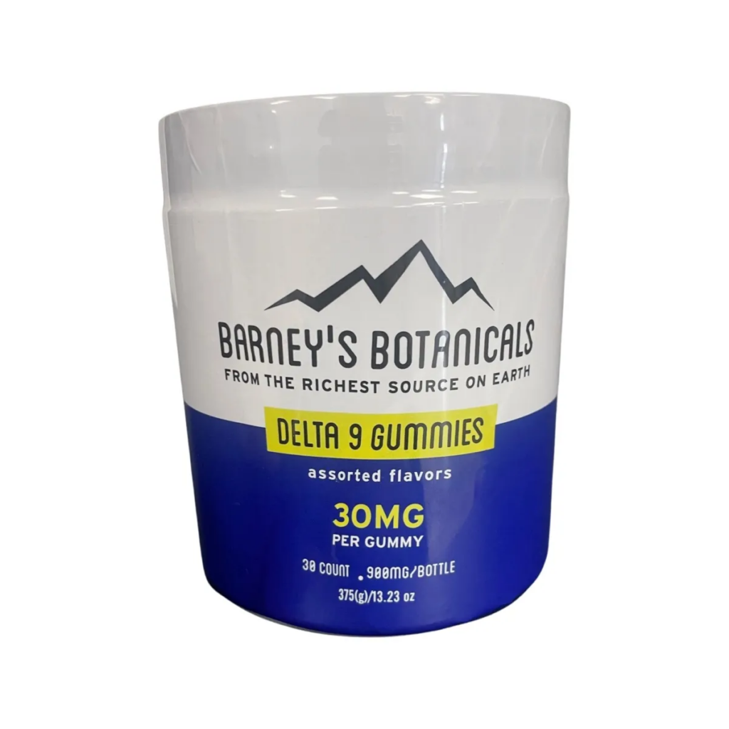 Barney's botanicals delta 9 thc gummies 30mg