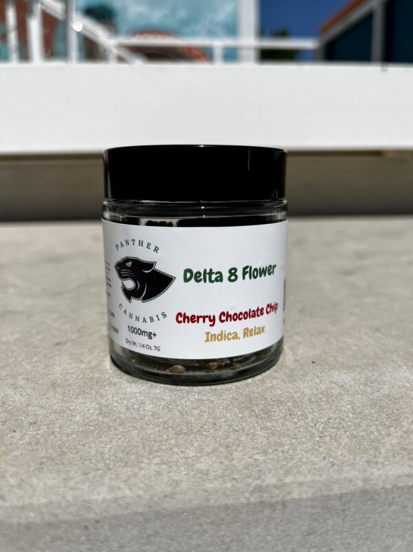 Panther Canna Delta 8 thc flower Cherry Chocolate Chip 7 gram