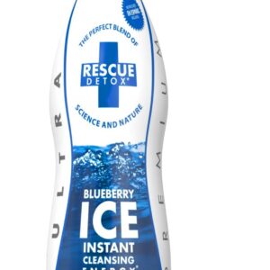 Rescue Ice instant Detox drink in blueberry flavor 17 ounce