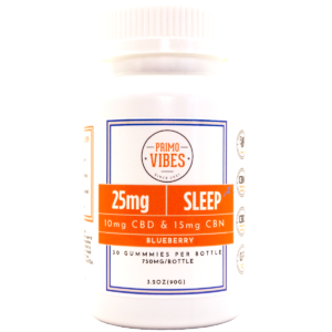 Primo Vibes 25mg Sleep Gummies