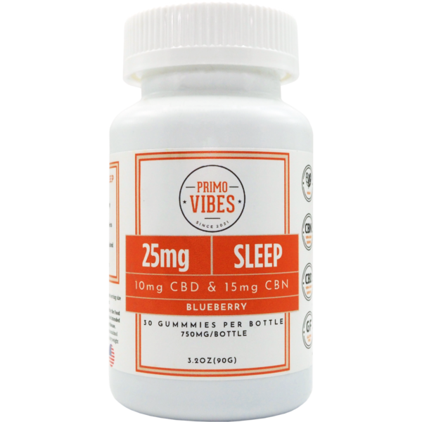 Primo Vibes 25mg Sleep Gummies