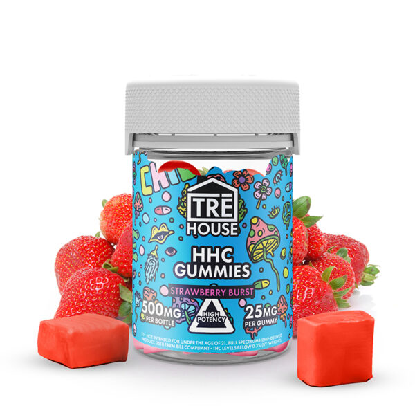 TreHouse HHC Gummies Strawberry Burst