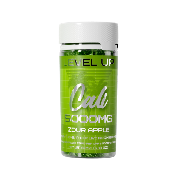 Cali 5000mg THCA gummies Zour Apple
