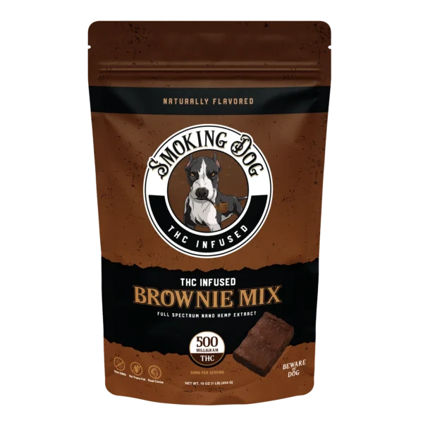 Smoking Dog Delta 9 THC Brownie Mix, 500mg
