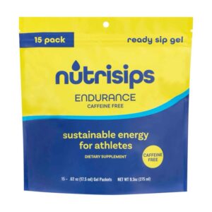 Nutrisips Supplement Gels Caffeine Free Endurance