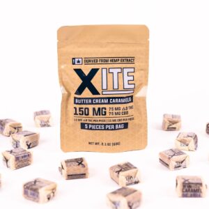 XITE Delta 9 THC Butter Cream Caramels