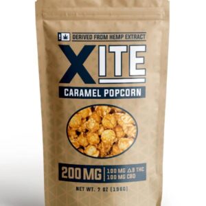 XITE Delta 9 THC Popcorn Caramel