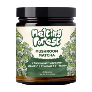 Melting Forest Mushroom Matcha Coffee