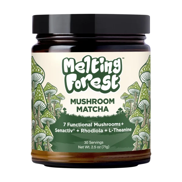 Melting Forest Mushroom Matcha Coffee