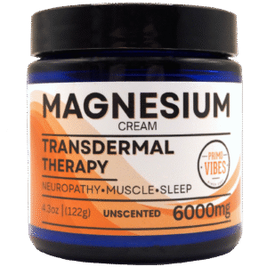 Primo Vibes Magnesium Transdermal Therapy Topical Cream