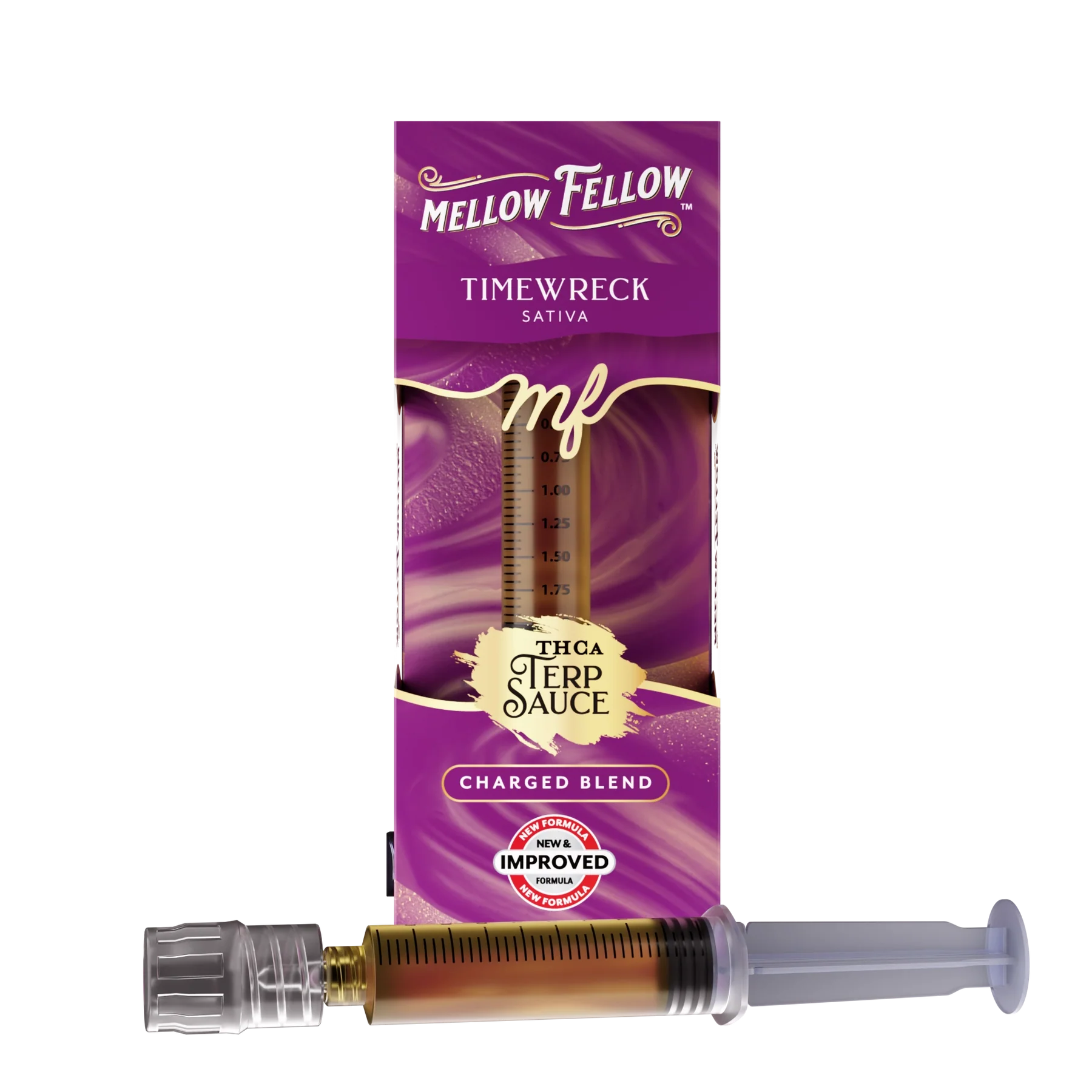 Mellow Fellow 2ml THCA Concentrate Syringe Timewreck
