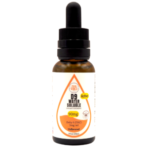 Primo Vibes Delta 9 THC Water Soluble Tincture Unflavored
