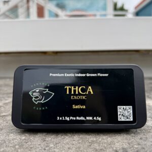Panther Canna THCA Pre Roll Joints 3 pack Sativa