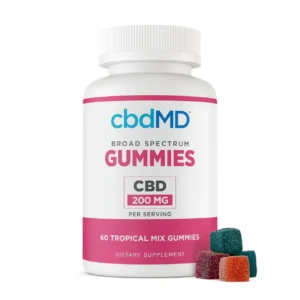 CBDMd Broad Spectrum CBD Gummies Tropical Mix 6000mg