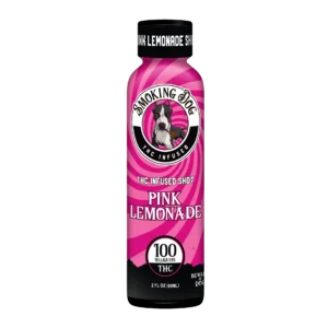 Smoking Dog Delta 9 THC Shots Pink Lemonade